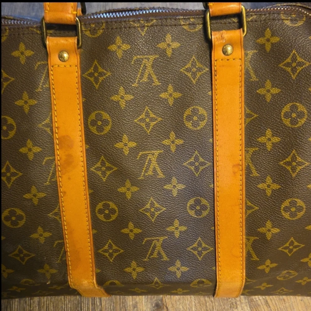Louis Vuitton Keepall 55 And Heavy duty unbranded Dustbag 🌞 Monogram🌞 Travel